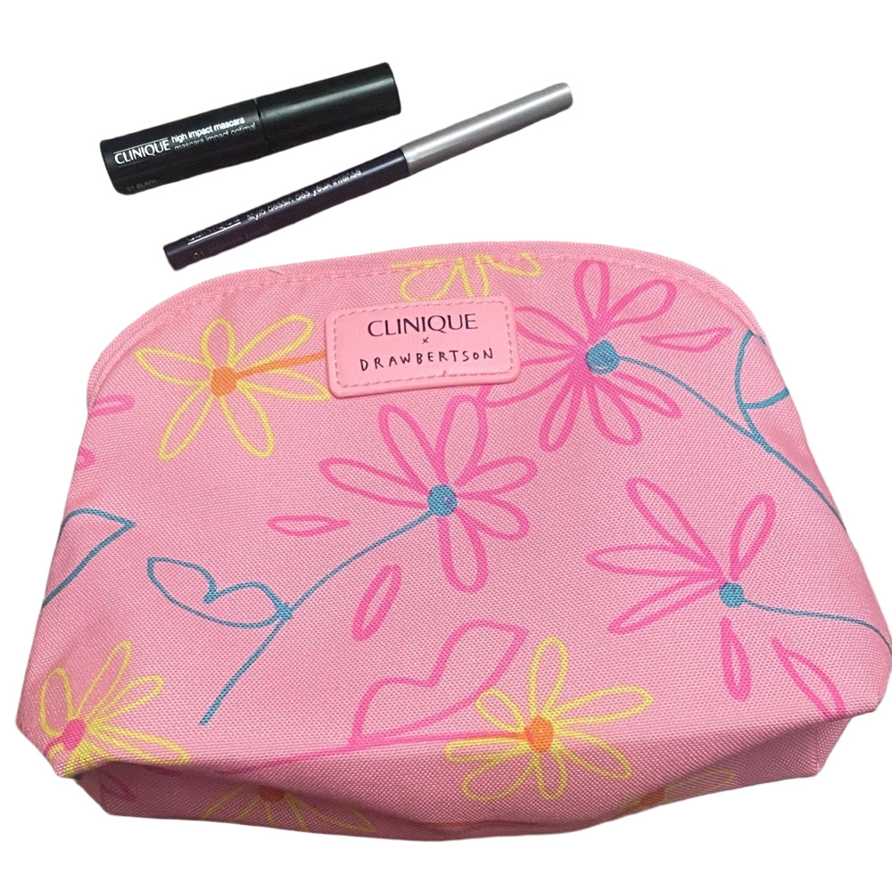 Clinique X Drawberton Makeup Bag Bundle